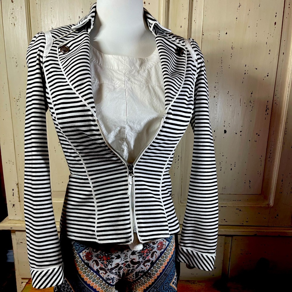 White House Black Market Motorcycle Jacket